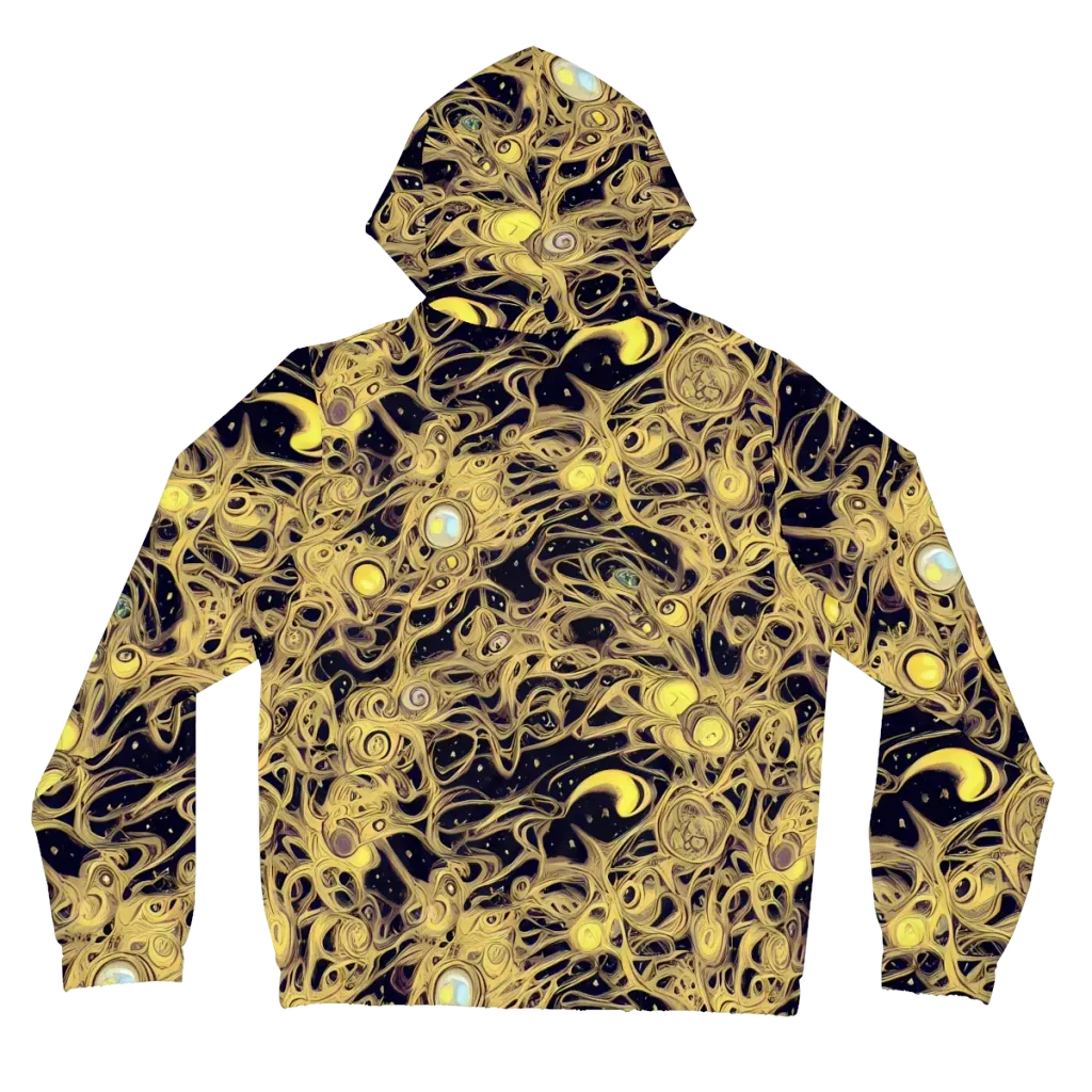 Cosmic Gilt on Women's Full-Zip Hoodie — Back