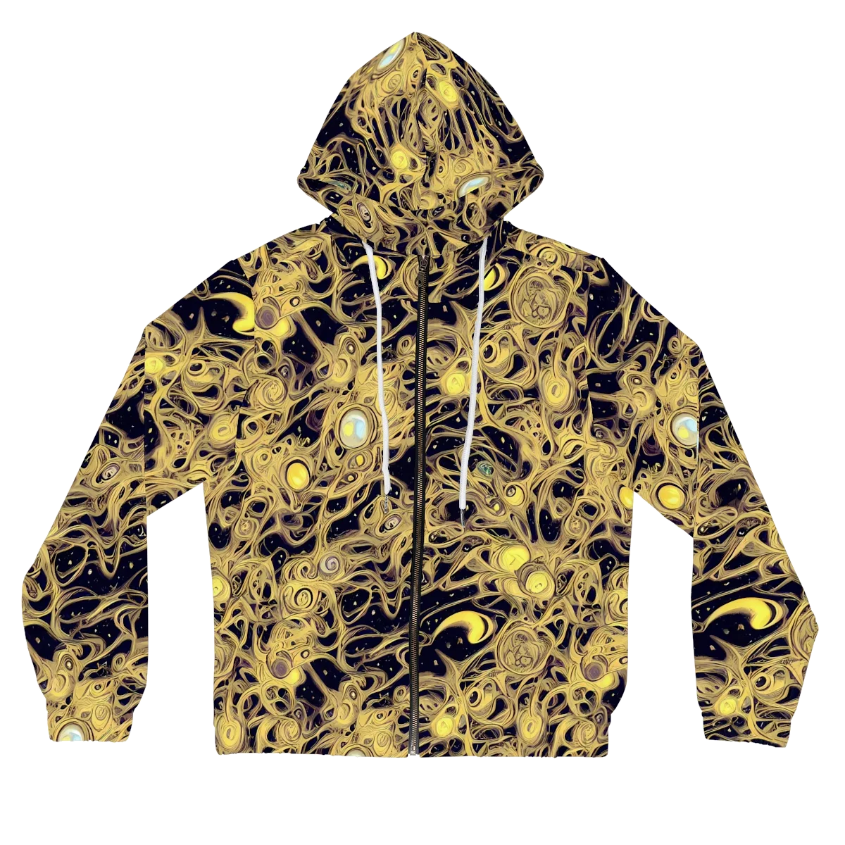 Cosmic Gilt on Women's Full-Zip Hoodie — Front