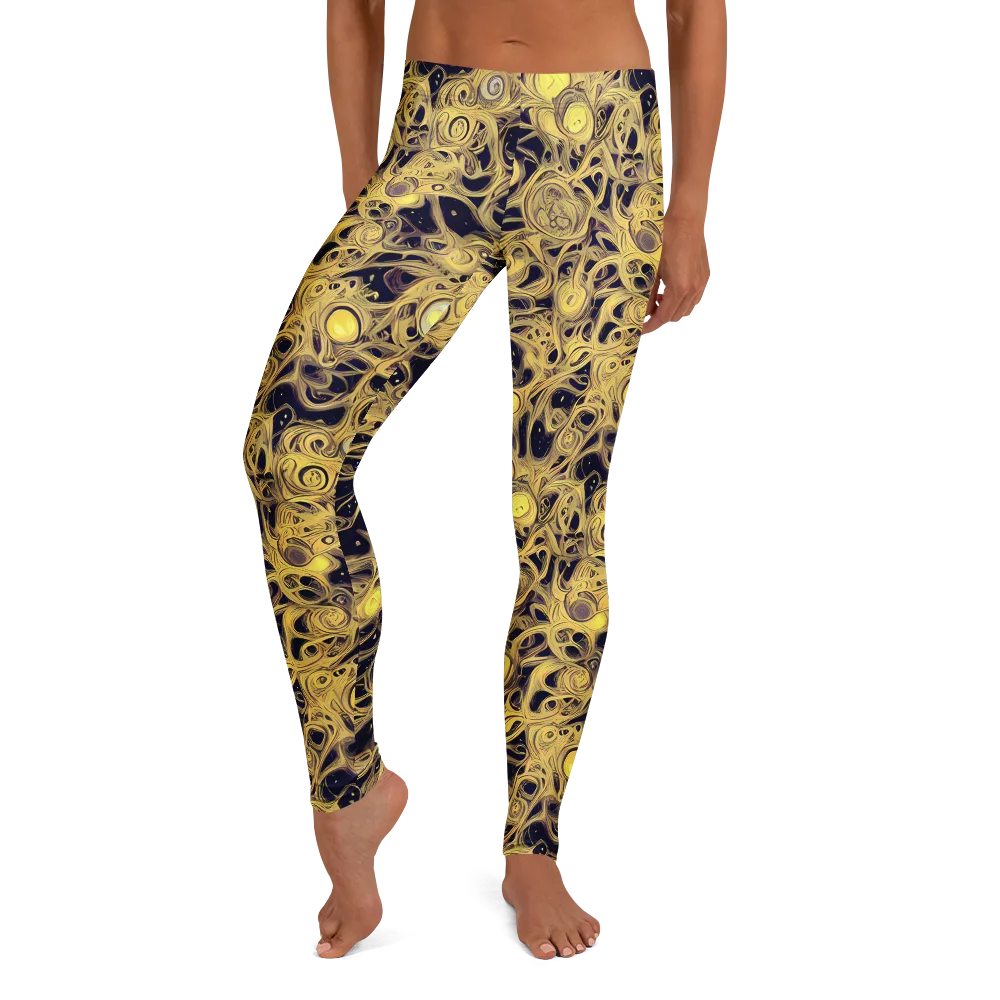 Cosmic Gilt on Leggings — Front