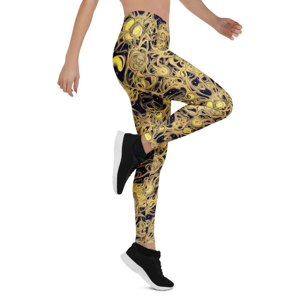 Cosmic Gilt on Leggings — Right