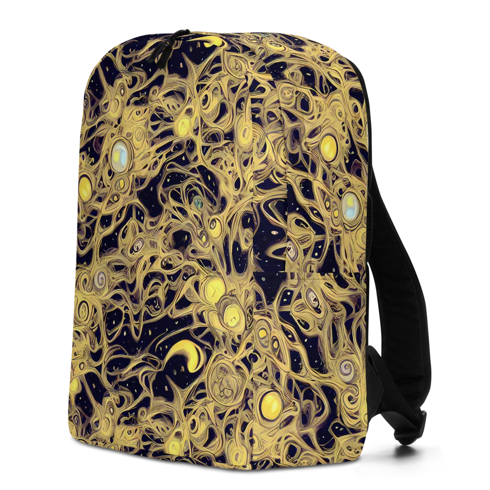 Cosmic Gilt on Minimalist Backpack — Left