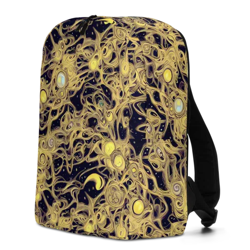 Cosmic Gilt on a Minimalist Backpack