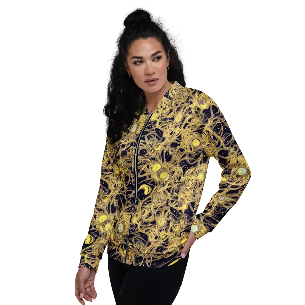 Cosmic Gilt on Bomber Jacket — Left