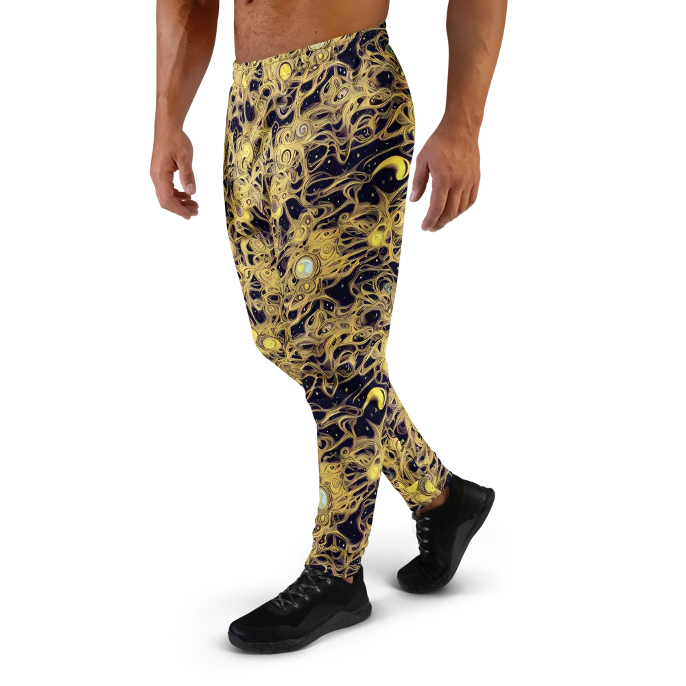 Cosmic Gilt on Men's Joggers — Left