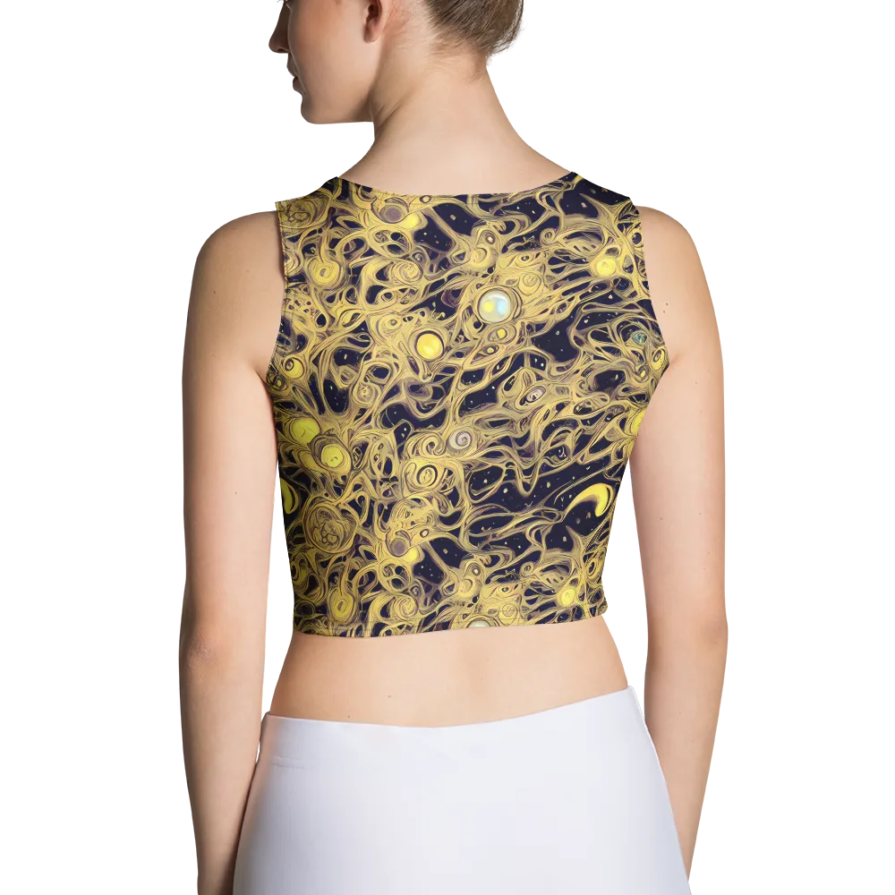 Cosmic Gilt on Crop Top — Back