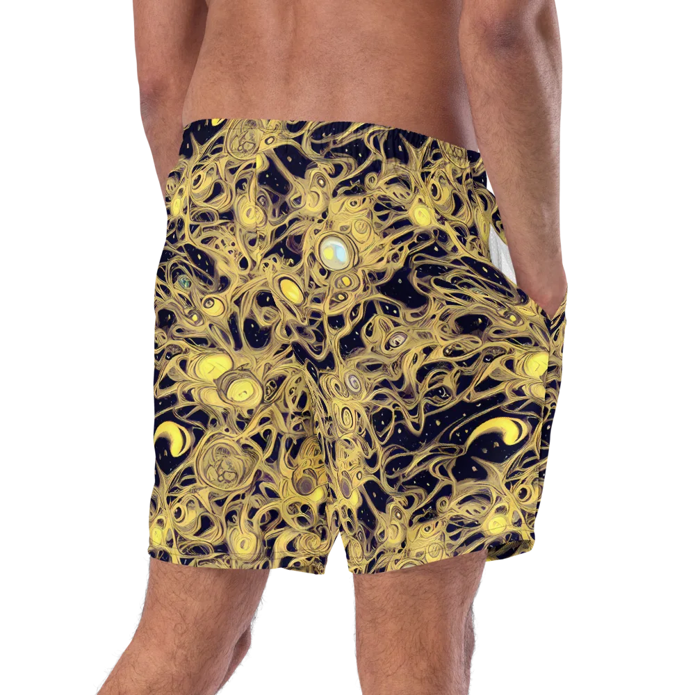 Cosmic Gilt on Swim Trunks — Right Back
