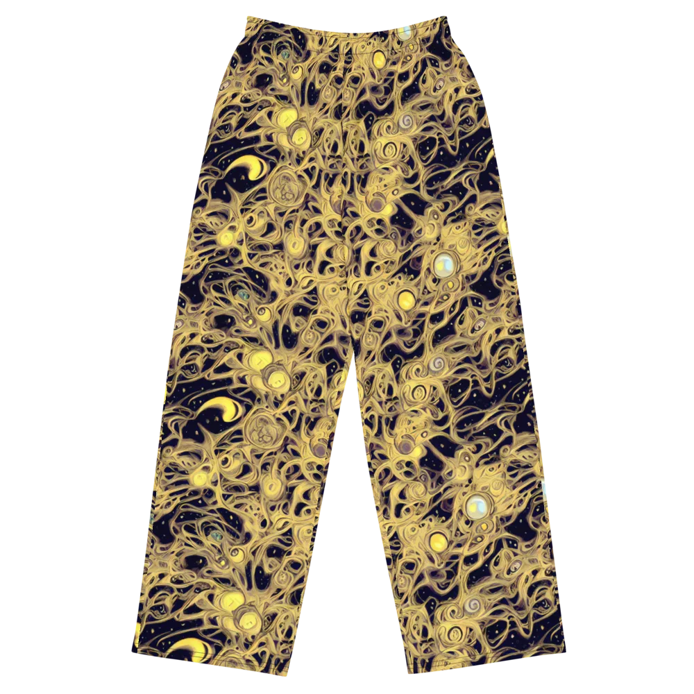 Cosmic Gilt on Wide-Leg Pants — Front