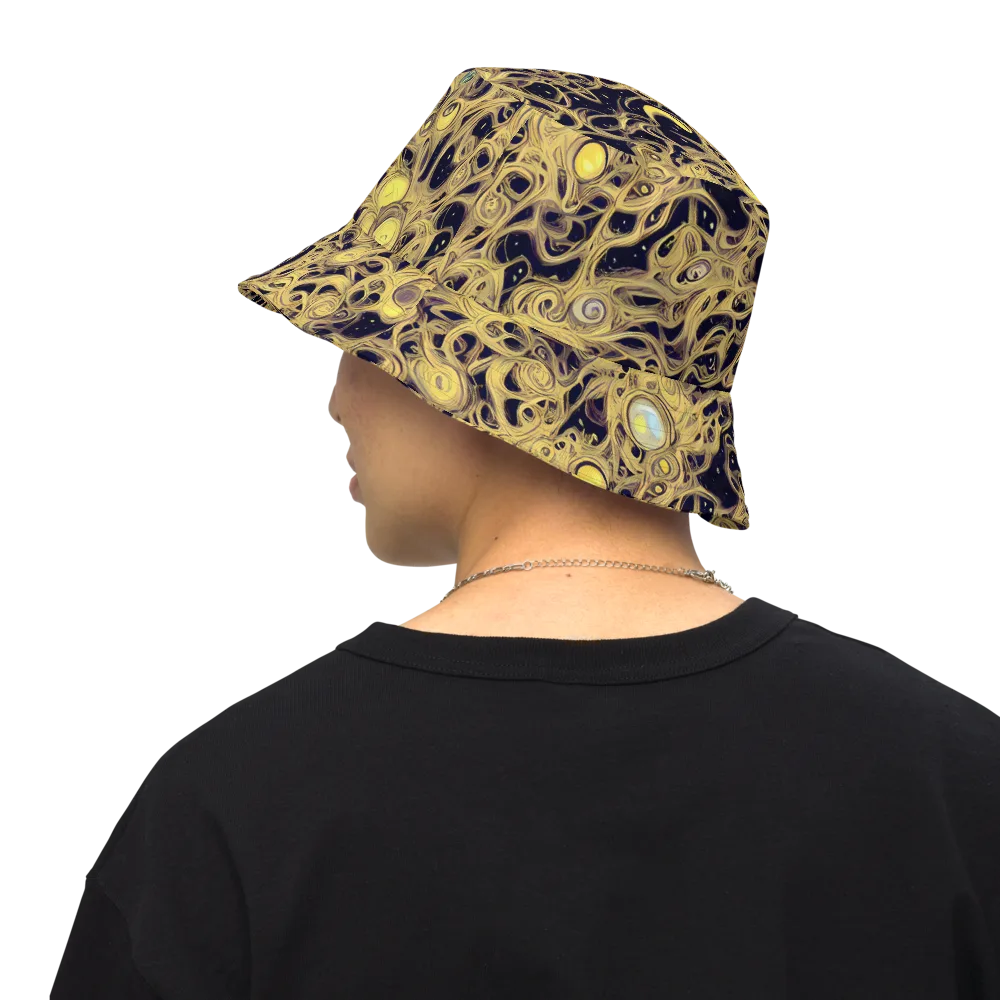 Cosmic Gilt on Reversible Bucket Hat — Back Inside