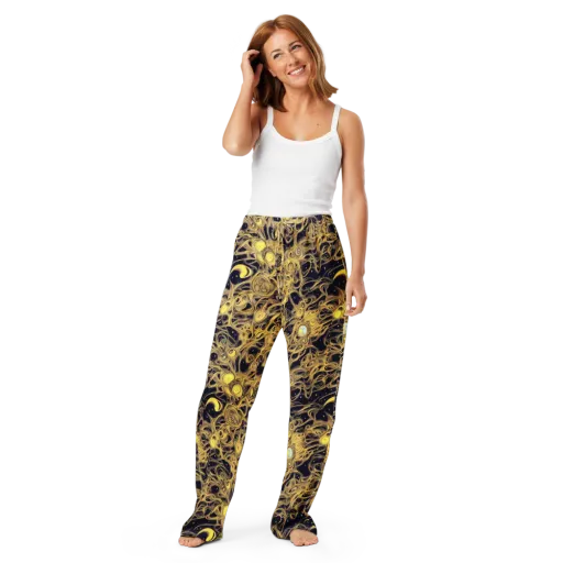 Cosmic Gilt on a Women's Pajama Pants