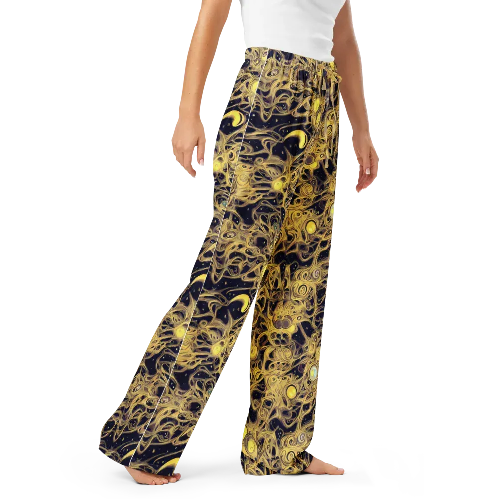 Cosmic Gilt on Women's Pajama Pants — Right Front