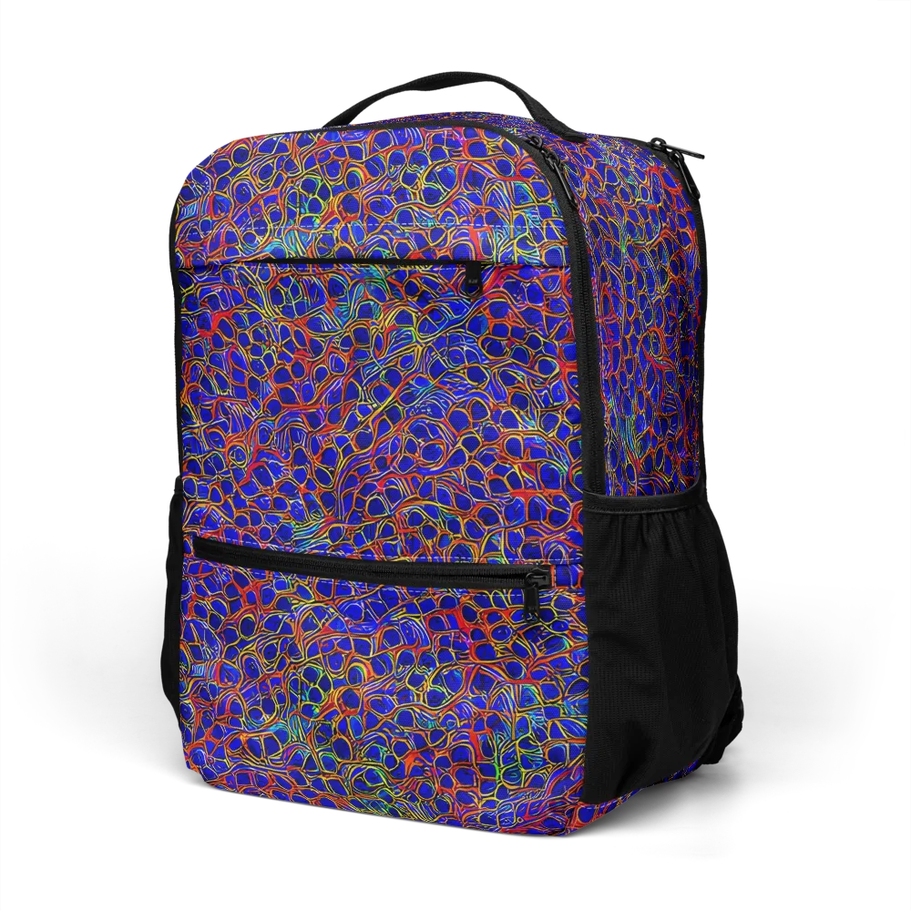 Sonic Mosaic on Utility Backpack — Left Front