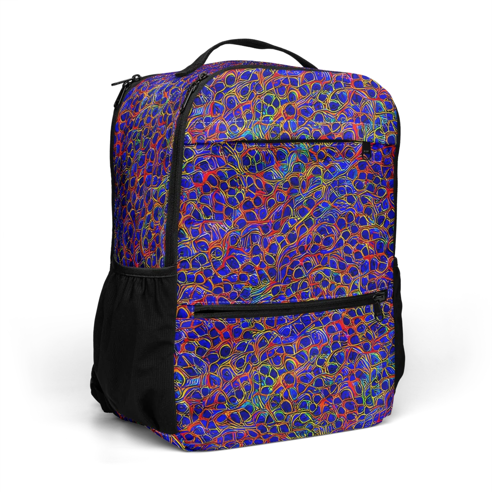 Sonic Mosaic on Utility Backpack — Right Front