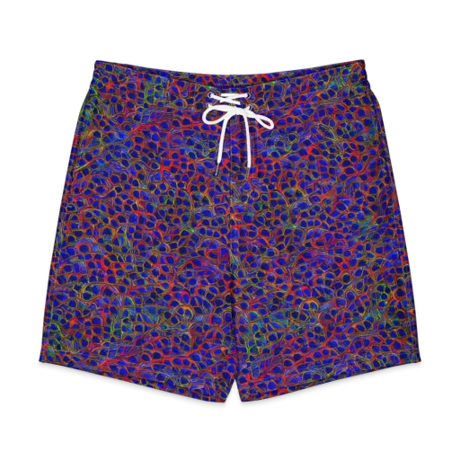 Sonic Mosaic on a Men's Board Shorts
