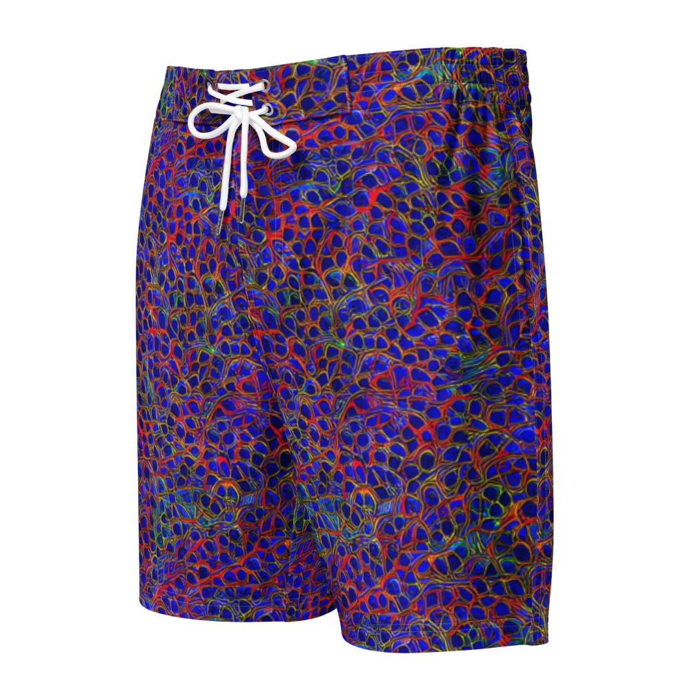 Sonic Mosaic on Men's Board Shorts — Front