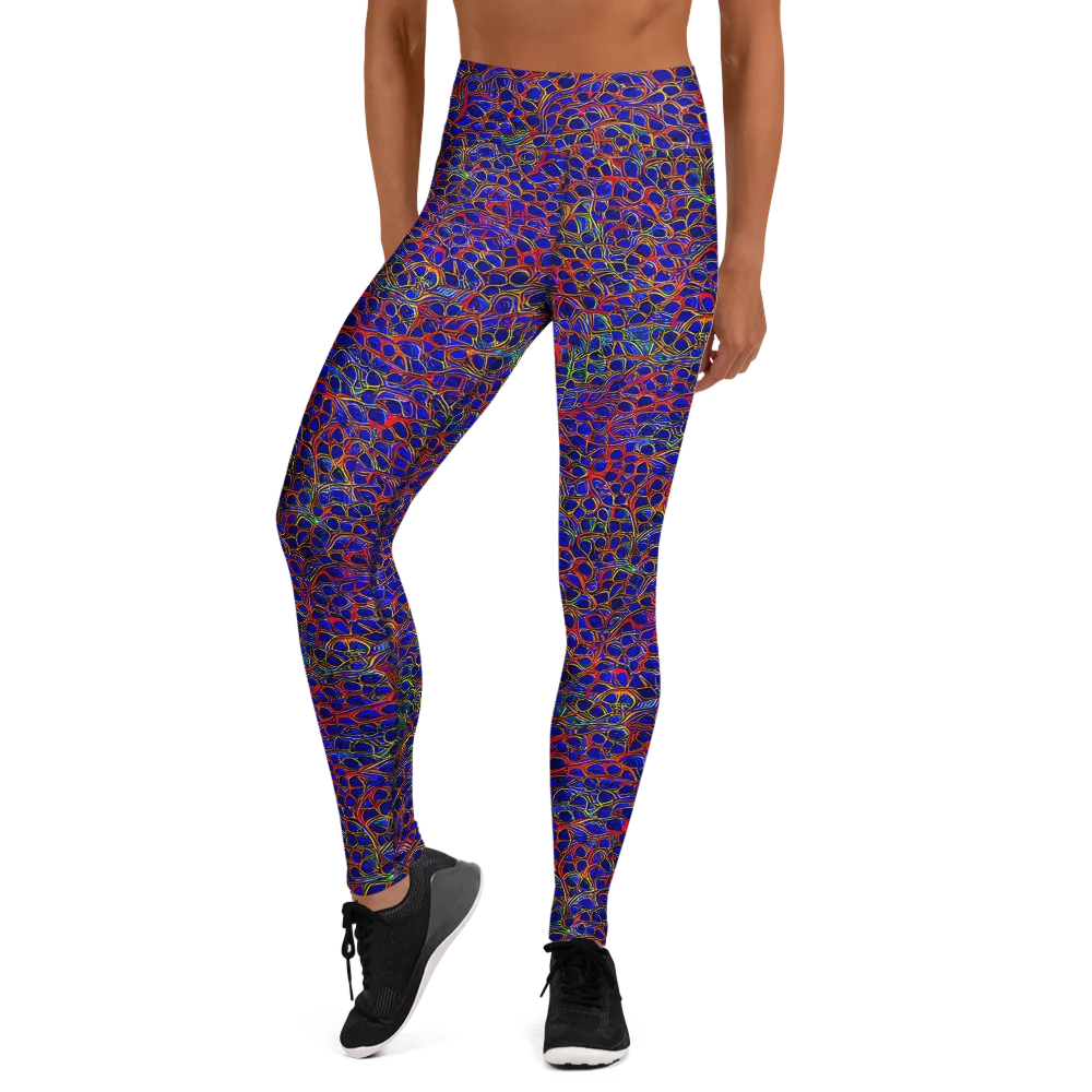 Sonic Mosaic on Yoga Leggings — Front
