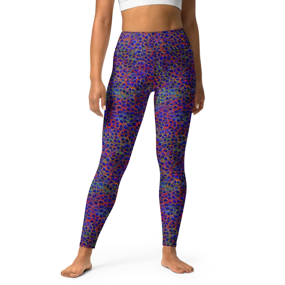 Sonic Mosaic on Yoga Leggings — Front