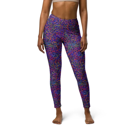 Sonic Mosaic on a Yoga Leggings