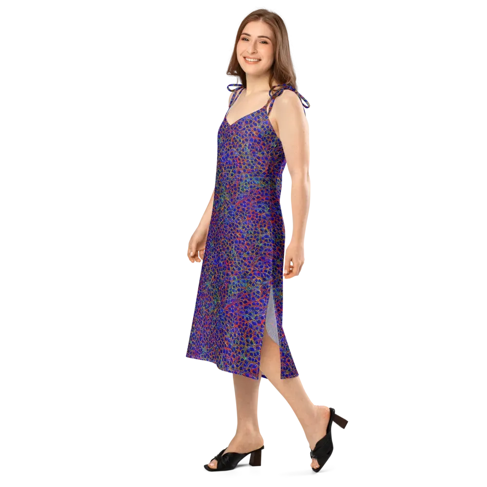 Sonic Mosaic on Slip Dress — Left Front
