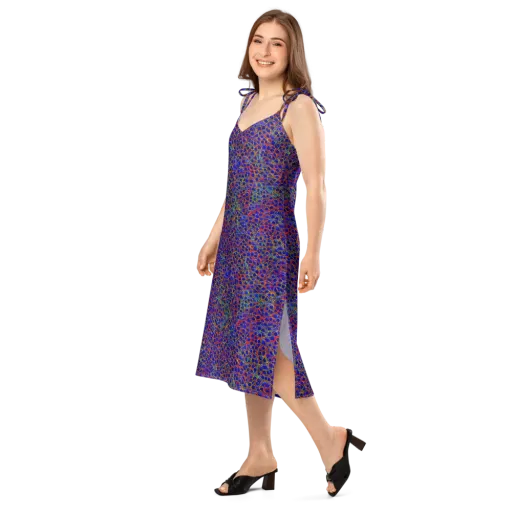 Sonic Mosaic on a Slip Dress