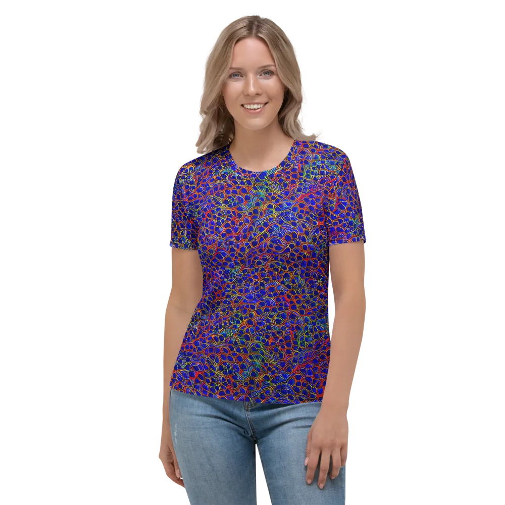 Sonic Mosaic on Women's Crew Neck T-Shirt — Front