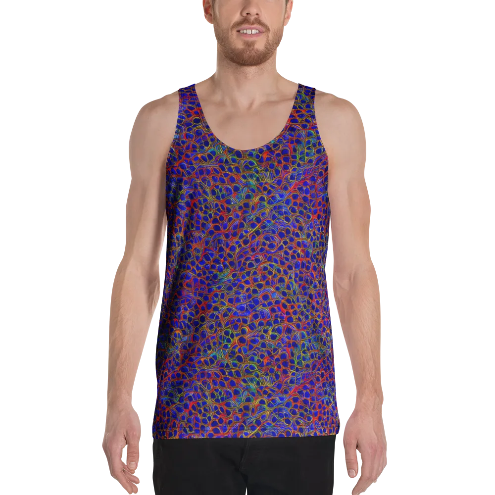 Sonic Mosaic on Men's Tank Top — Front