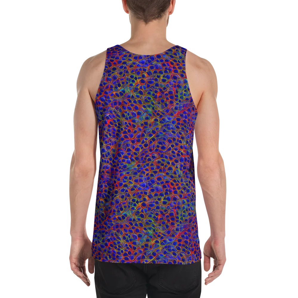 Sonic Mosaic on Men's Tank Top — Back
