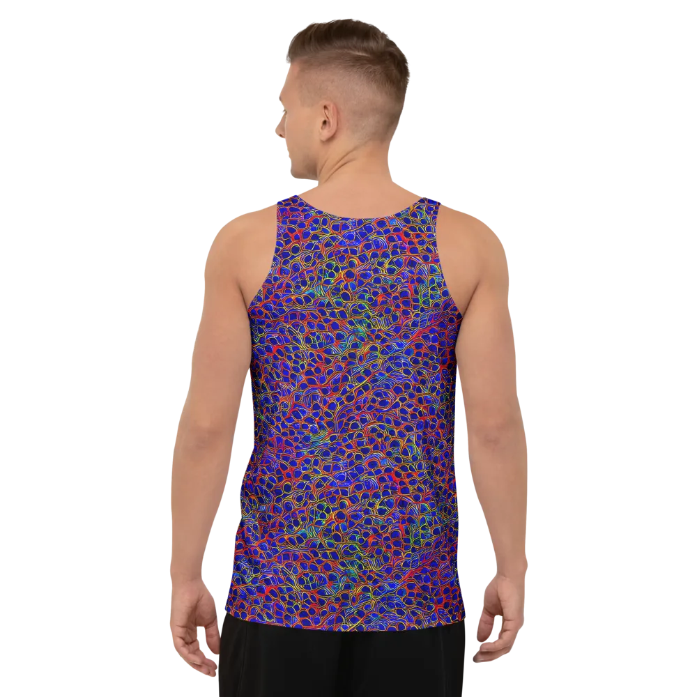 Sonic Mosaic on Men's Tank Top — Back