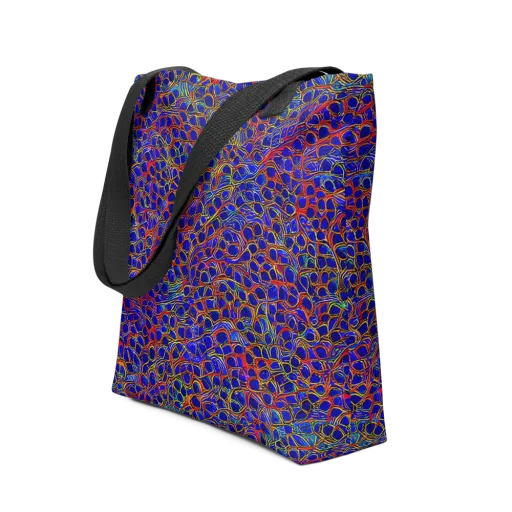 Sonic Mosaic on a Tote Bag
