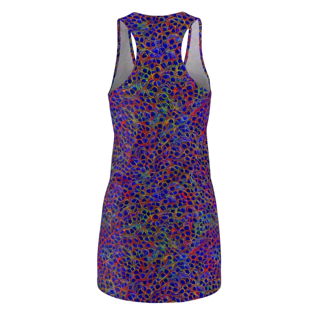 Sonic Mosaic on Racerback Dress — Back