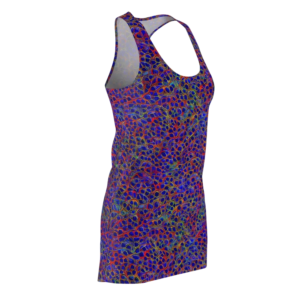 Sonic Mosaic on Racerback Dress — Front Side