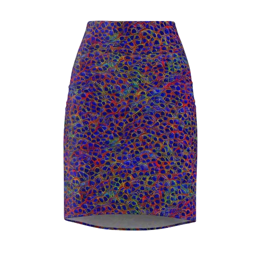 Sonic Mosaic on a Pencil Skirt
