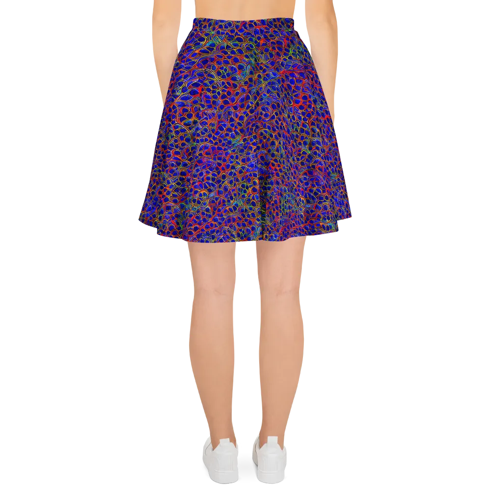 Sonic Mosaic on Skater Skirt — Back
