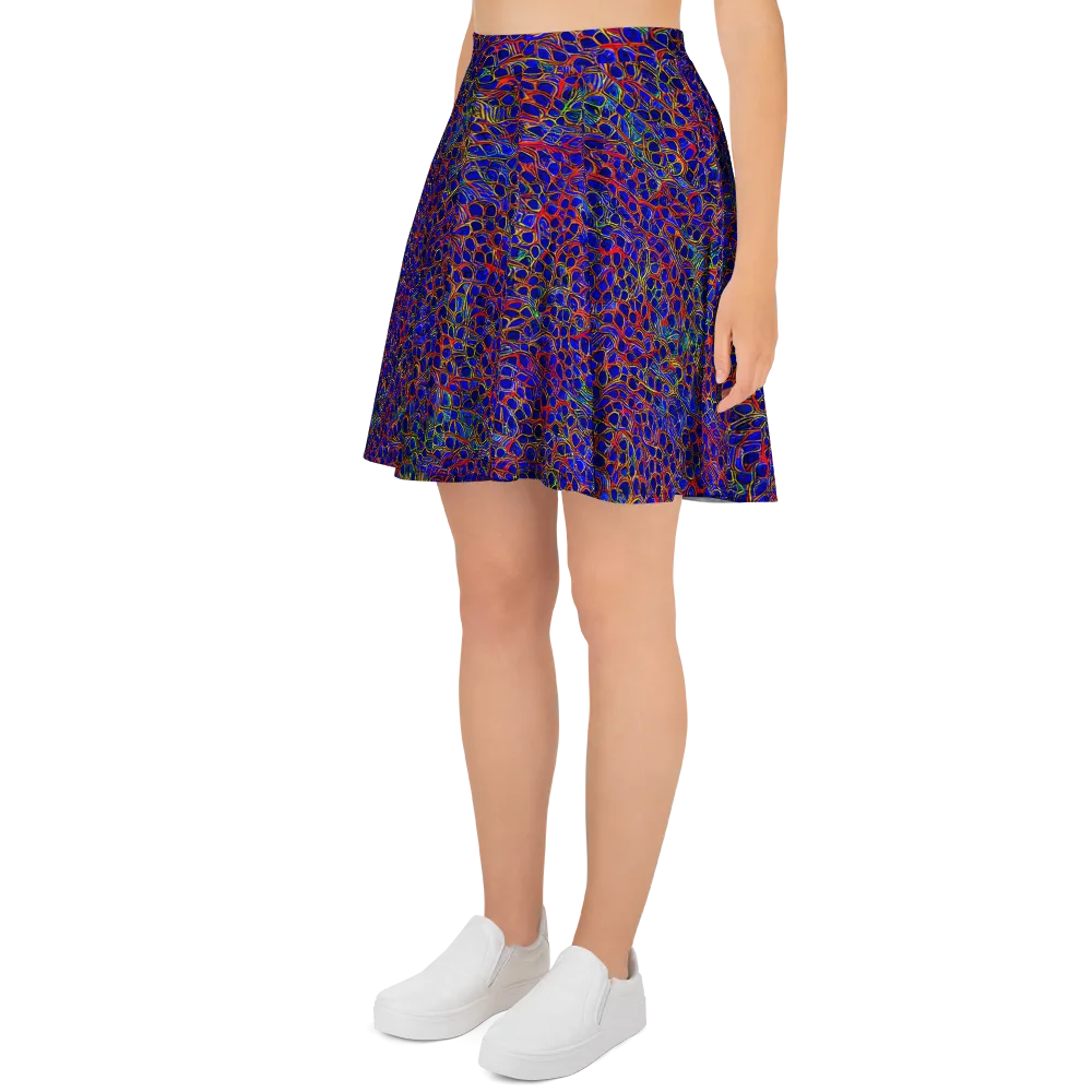 Sonic Mosaic on Skater Skirt — Left