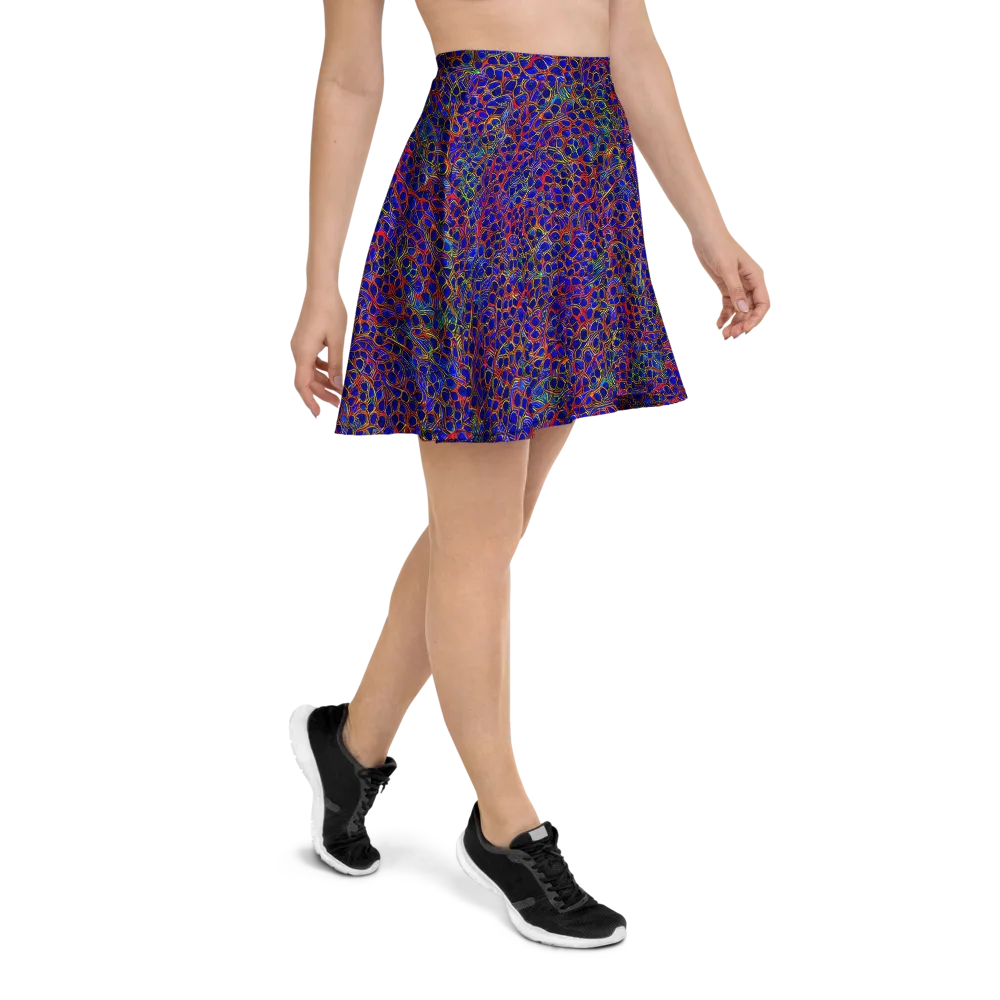 Sonic Mosaic on Skater Skirt — Right