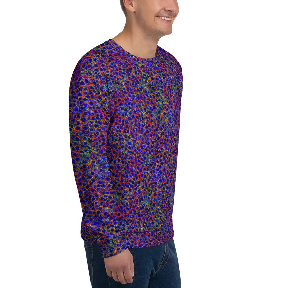 Sonic Mosaic on Sweatshirt — Right Front
