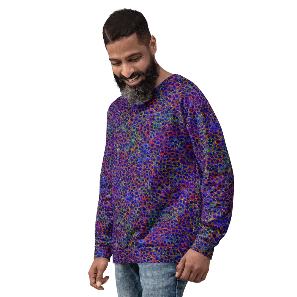 Sonic Mosaic on Sweatshirt — Left Front