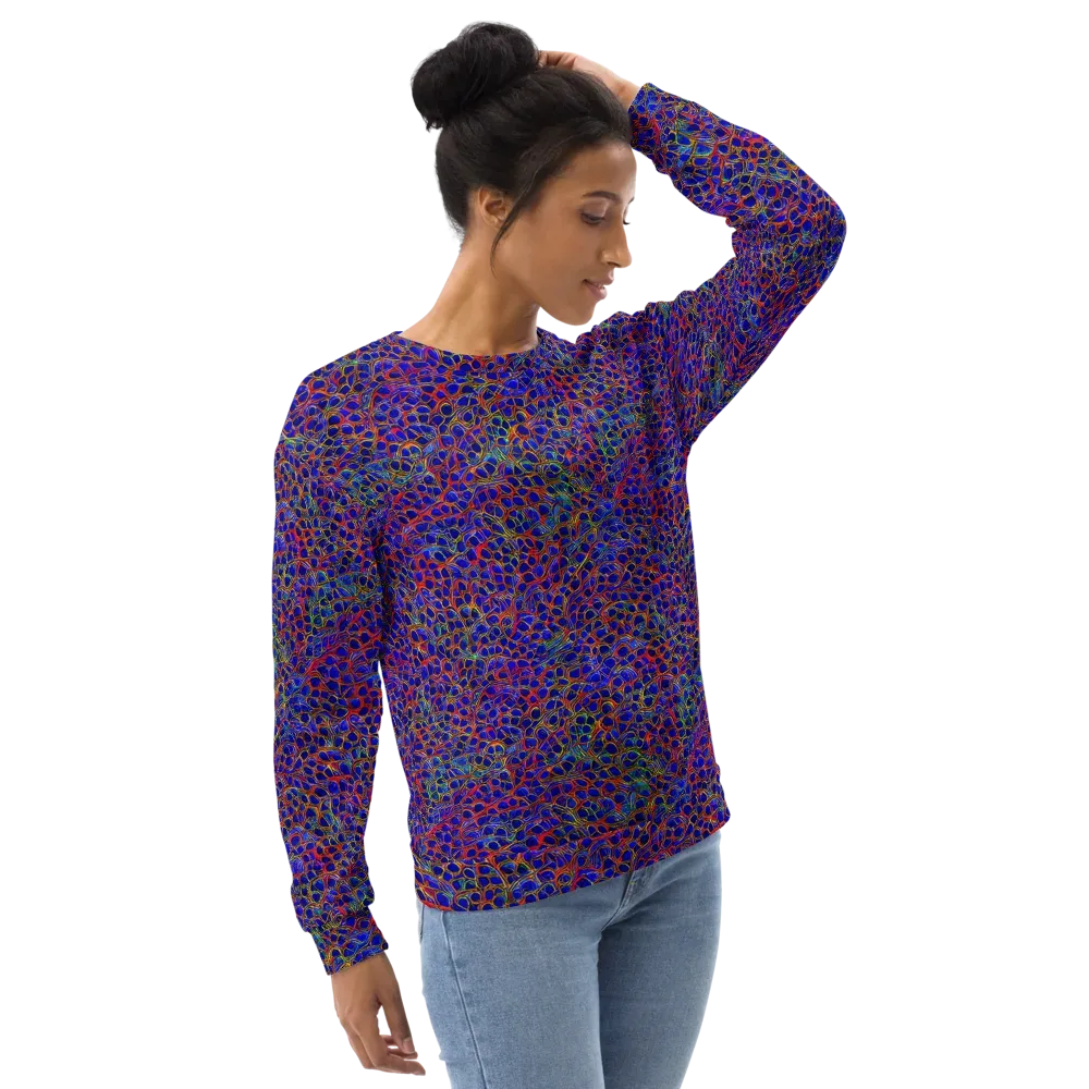 Sonic Mosaic on Sweatshirt — Right Front