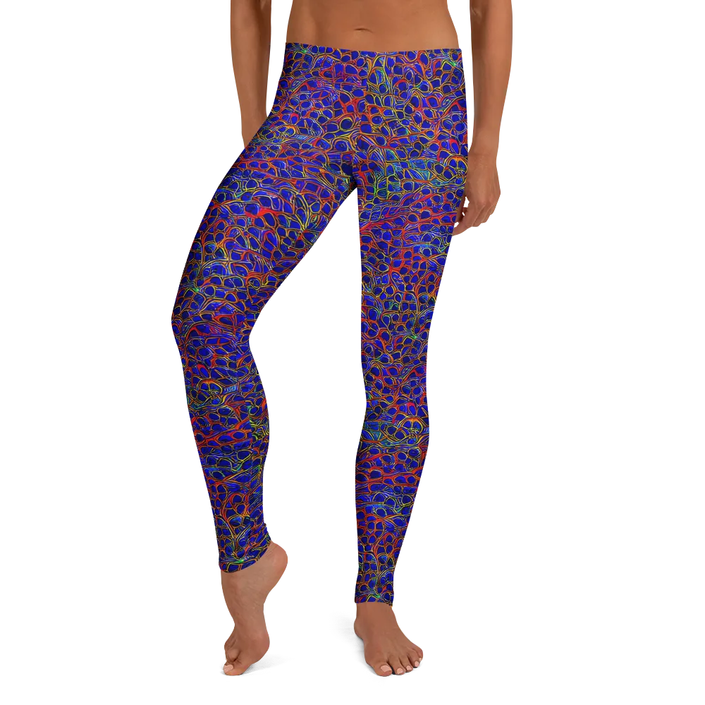 Sonic Mosaic on Leggings — Front