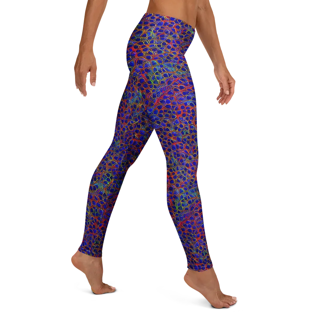 Sonic Mosaic on Leggings — Right