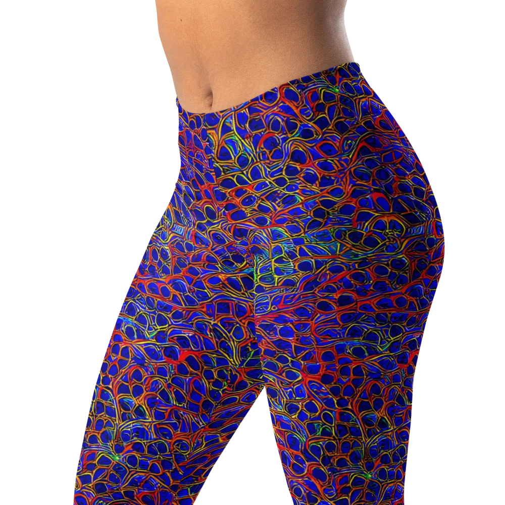Sonic Mosaic on Leggings — Left Front