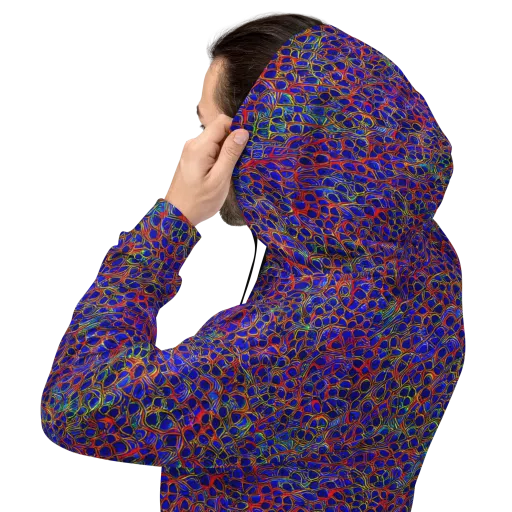 Sonic Mosaic on a Hoodie