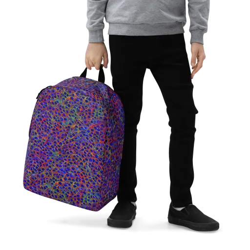 Sonic Mosaic on a Minimalist Backpack