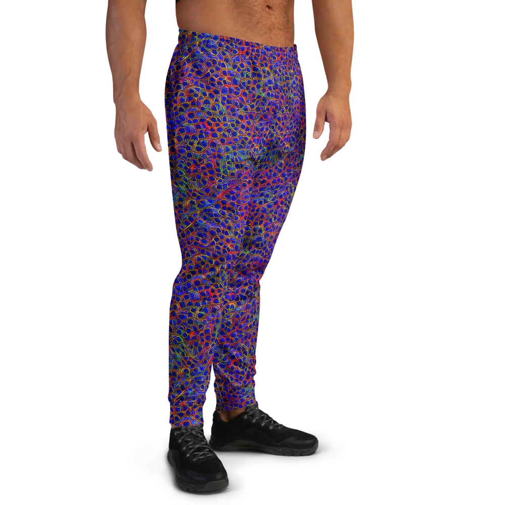 Sonic Mosaic on Men's Joggers — Right
