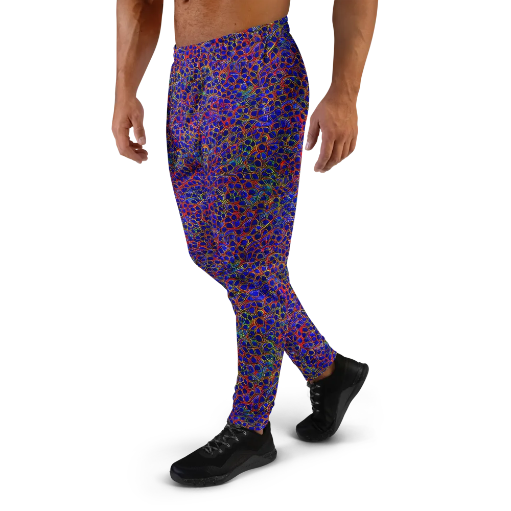 Sonic Mosaic on Men's Joggers — Left