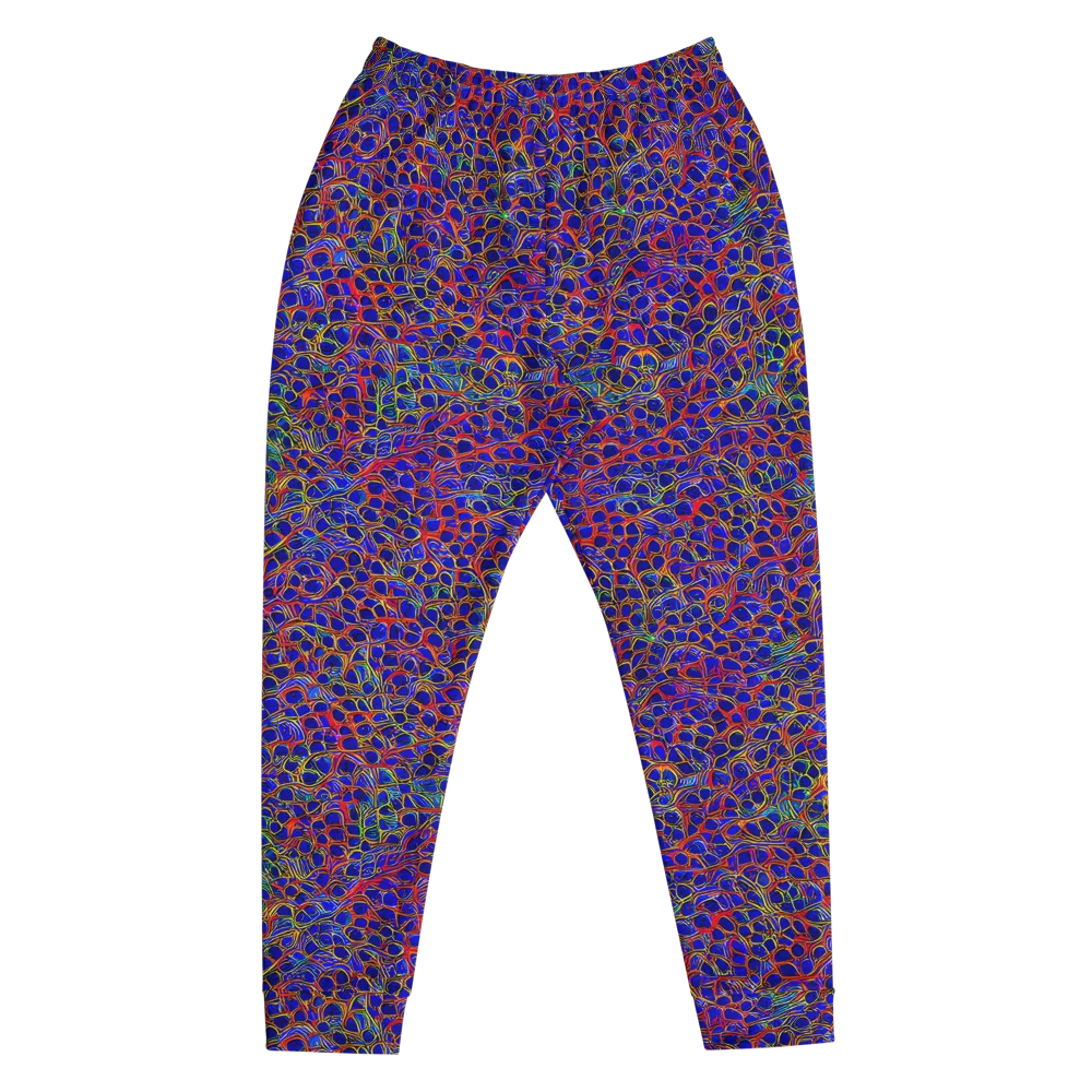 Sonic Mosaic on Men's Joggers — Front