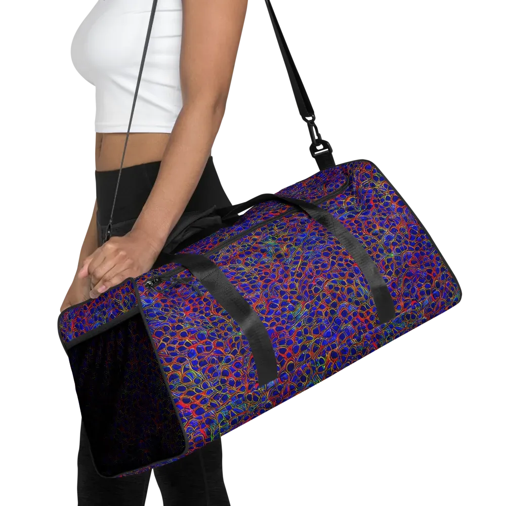Sonic Mosaic on Duffle Bag — Front