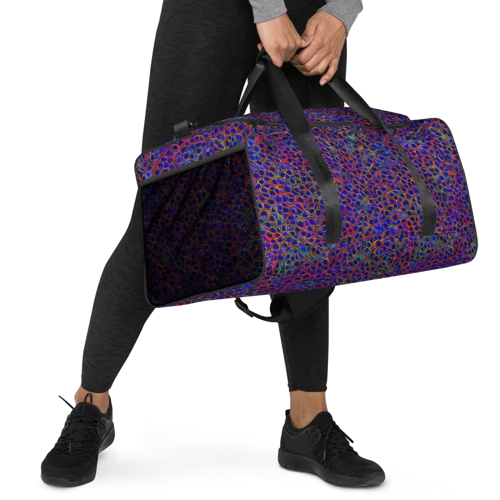 Sonic Mosaic on Duffle Bag — Right Front