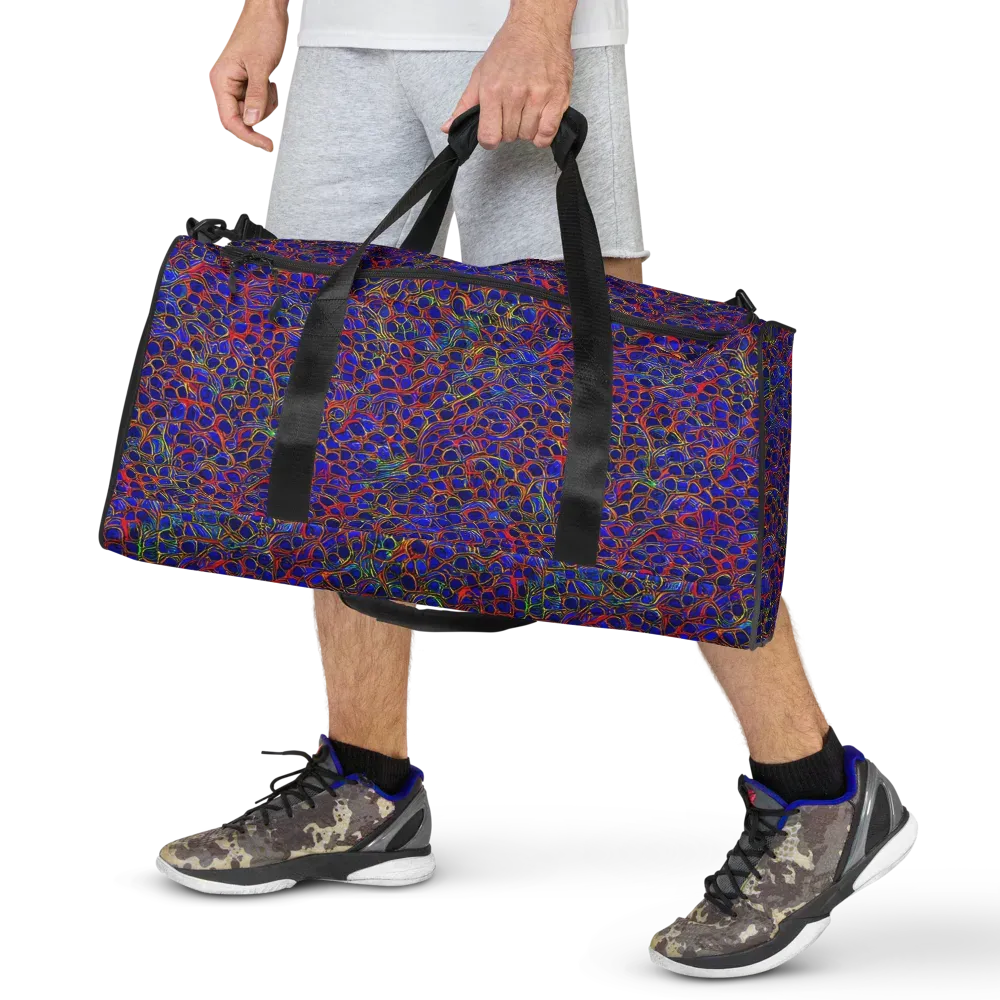 Sonic Mosaic on Duffle Bag — Front