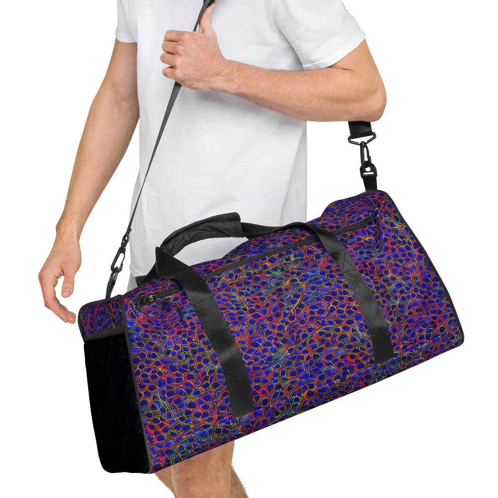 Sonic Mosaic on Duffle Bag — Right Front
