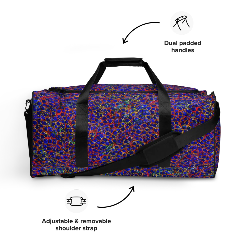 Sonic Mosaic on Duffle Bag — Front